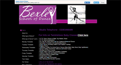 Desktop Screenshot of bexleyschoolofdance.com